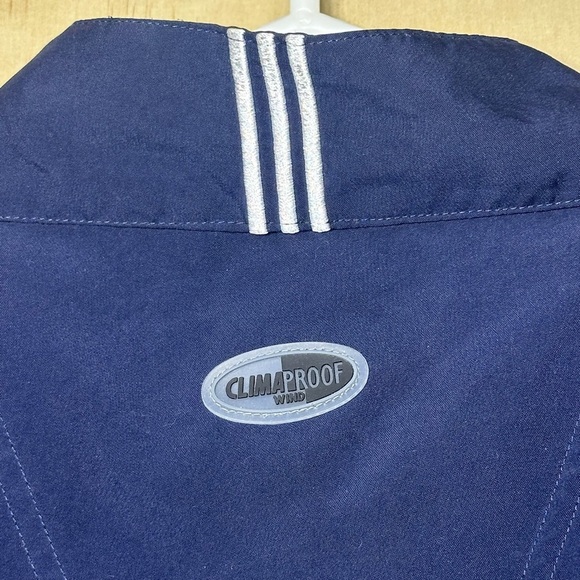Adidas Men's Deep Blue Windbreaker Jacket - Picture 11 of 11